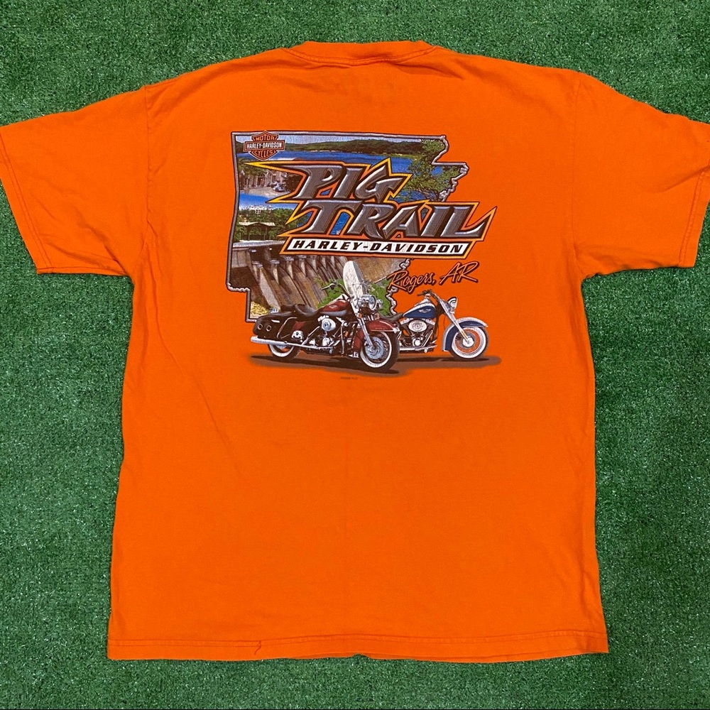 Harley Davidson Biker Bar T-Shirt Arkansas Large